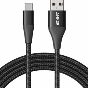Anker PowerLine Select + USB-C to USB-C 2.0 6ft Cable – Black – A8033H11