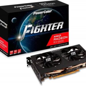 PowerColor Fighter AMD Radeon RX 6600 Graphics Card with 8GB GDDR6 Memory