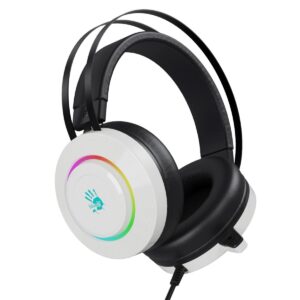 A4tech Bloody G521 RGB Virtual 7.1 Surround Sound Gaming Headphone - White