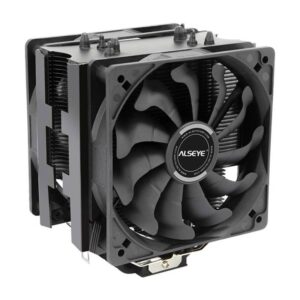 ALSEYE S120D 4 Heatpipe Dual Fan CPU Cooler | Black(Free shipping on advance payment)
