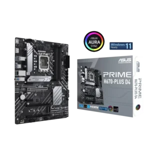 ASUS PRIME H670-PLUS D4 (LGA 1700) ATX motherboard