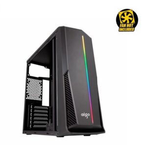 Aigo DarkFlash Rainbow 6 ATX/M-ATX VGA Computer Gaming Case Black