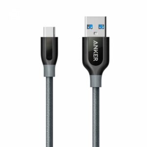 Anker PowerLine + USB-C to USB-A 3.0 3FT – Gray