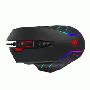 Bloody J95S Gaming Mouse with 2-Fire RGB Animation - Black