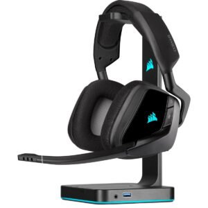 Corsair VOID RGB ELITE Wireless Premium Gaming Headset with 7.1 Surround Sound — Carbon