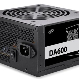 DEEPCOOL DA600 80 Plus Bronze certified 600W Power Supply - 140mm PWM Silent Fan | DP-BZ-DA600N
