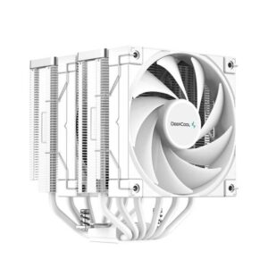 DeepCool AK620 Dual Tower High Profile CPU Cooler | 6 Heatpipes | Heat Dissipation Upto 260W | White