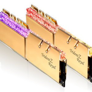 G.SKILL Trident Z Royal Series Gold 32GB (16GBx2) RGB DDR4 3600MHz Desktop Memory