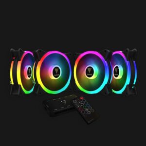 Gamdias Aeolus M2-1204R ARGB 4 Fan Pack