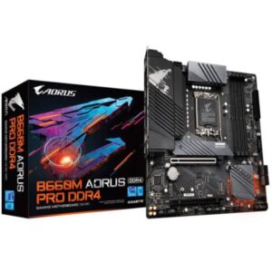 Gigabyte B660M AORUS PRO DDR4 Intel® 12th Generation LGA1700 m-ATX Motherboard | DDR4 Upto 5333MHz