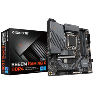 Gigabyte B660M GAMING X Motherboard with 8+1+1 Phases Hybrid Digital VRM Design*, Fully Covered Thermal Design, 2 x PCIe 4.0 M.2 with Thermal Guard, 2.5GbE LAN, USB 3.2 Gen 1 Type-C®, RGB FUSION 2.0, Q-Flash Plus​​