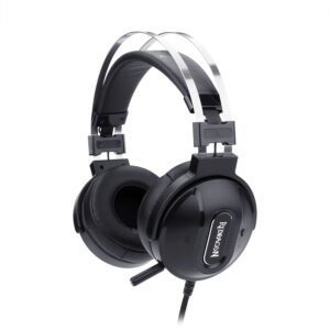 H990 LADON USB Gaming Headset 7.1 Virtual Sound with Active Noise Cancellation, Flexible Extension Mic,Works with PC, Laptop and PS4, – Redragon
