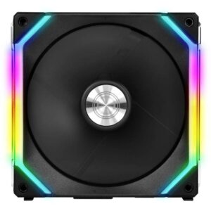 Lian Li UNI Fan SL140 ARGB 140mm Modular PWM Single Fan – Black