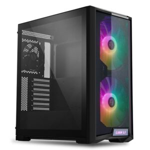 Lian Li Lancool 215 Mid-Tower Gaming PC Case with 2 x 200mm ARGB Fans and 1x120mm Fan (Black)(Free Shipping)