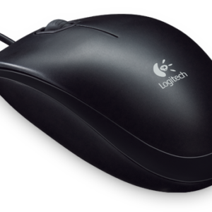 Logitech B100 Corded / Wired USB Mouse for Right or Left Hand Use