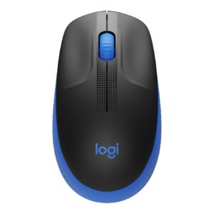 Logitech M190 Wireless Full-size Mouse - Blue