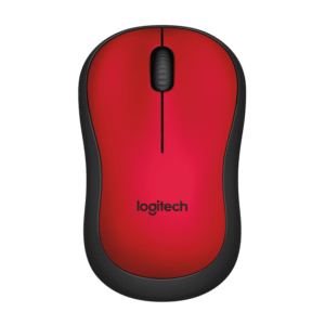 Logitech M221 Silent Wireless Mouse (Red)