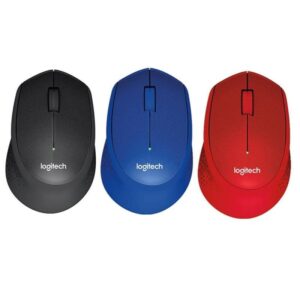 Logitech M331 Silent Plus Wireless Mouse - (Blue/Black/Red)