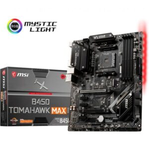 MSI B450 Tomahawk MAX II AM4 Socket AMD Ryzen ATX Gaming Motherboard | Ryzen 5000 Series Support