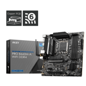 MSI PRO B660M-A WiFi DDR4 Motherboard