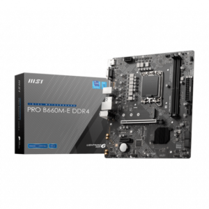 MSI PRO B660M-E Intel LGA 1700 Micro ATX DDR4 Motherboard