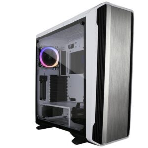 Raidmax Magnus Tempered Glass Computer Case – Silver