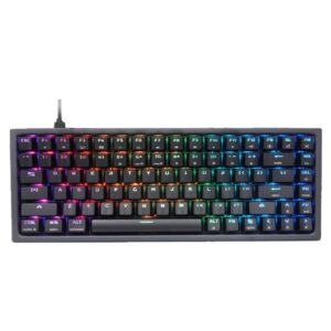 Skyloong SK84 80% Mechanical Fully Programmable RGB Keyboard | ABS Black |  Switches:Red/Brown