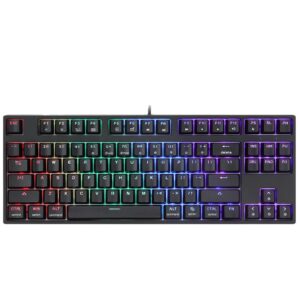 Skyloong SK87 TKL Mechanical Programmable RGB Keyboard | ABS Black | Brown Switches