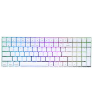 Skyloong SK96 96-Key Mechanical Programmable RGB Keyboard | ABS White | Brown Switches