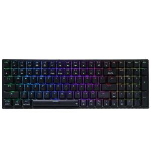 Skyloong SK96 96-Key Mechanical Programmable RGB Keyboard | ABS Black | Red Switches