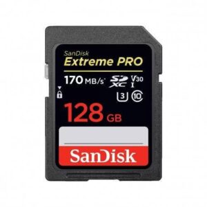 SANDISK EXTREME PRO SDXC UHS-I CARD – 128GB