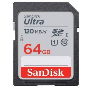 SANDISK ULTRA 64GB SDHC UHS-I MEMORY CARD