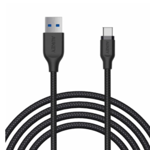 Aukey Braided Nylon USB 3.1 A to C Cable (6.6ft) (CB-AC2)