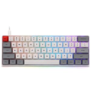 Skyloong SK61 60% Mechanical Fully Programmable RGB Keyboard | PBT Retro | Brown Switches