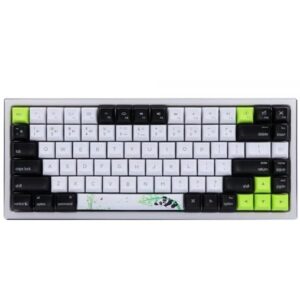Skyloong SK84 80% Mechanical Fully Programmable RGB Keyboard | PBT Panda White | Red Switches