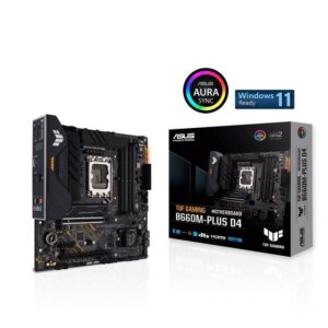 ASUS TUF Gaming B660M-PLUS D4 LGA 1700 Micro-ATX Motherboard