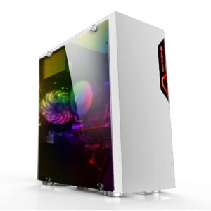 Game King Tantalum 73 Mid Tower Casing | White