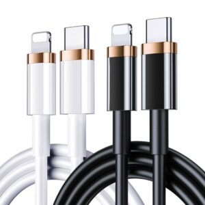 US-SJ484/US-SJ485 U63 Aluminum Alloy Type-C To Lightning 20W PD Fast Charging & Data Cable 1.2m/2m