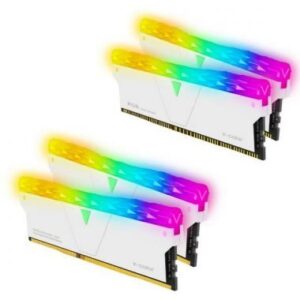 V-Color SCC(2+2) Prism Pro RGB 16GB(8GBx2)DDR4 DRAM 3600MHz Memory Kit – Glacier White