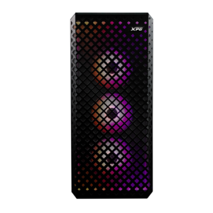 XPG DEFENDER PRO Mid-Tower 3 ARGB Fans Tempered Glass Side Panel Black Case