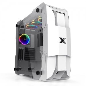 Xigmatek X7 Tempered Glass ARGB Super Tower Chassis - White