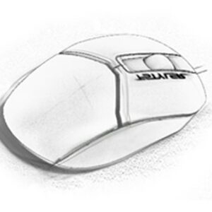 A4Tech FM12 1200 DPI Optical Mouse (White)