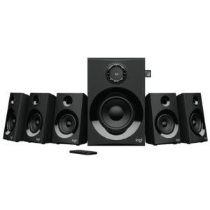 Logitech Z607 5.1 Surround Sound Speaker System with Bluetooth (Black)