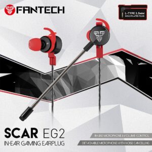 FANTECH Scar EG2 In-Ear Gaming Headphones Professional Gaming Earphones for Gamers