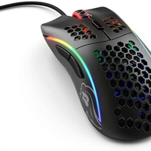 Glorious Model D (Matte Black) Extreme Lightweight Ergonomic Gaming Mouse 68G