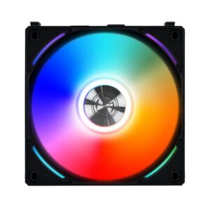 Lian Li UNI Fan AL 120 PWM 120mm With No Controller Single ARGB Casing Fan - Black