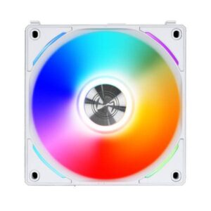 Lian Li UNI Fan AL 120 PWM 120mm With No Controller Single ARGB Casing Fan - White