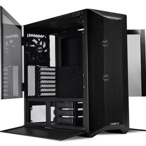 Lian Li Lancool II Mesh Performance Mid-Tower Gaming PC Case with Dual Tempered Glass Side Panels and 2 x 140mm PWM Fans and 1 x 120mm PWM Fan (Mesh Performance Black)