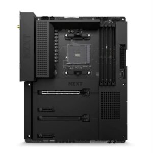NZXT N7 B550 AMD Motherboard with Wi-Fi and NZXT CAM Features - Matte Black
