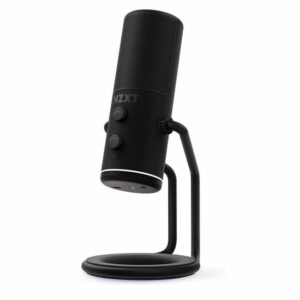 NZXT Capsule USB Cardioid Streaming Gaming & Podcasting Microphone - Matte Black